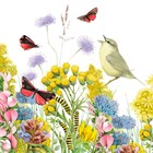 Kaart flowers by Marjolein Bastin vogel bloemen vlinders